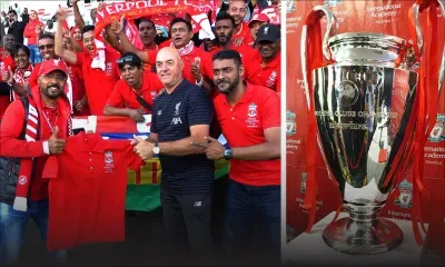 La Coupe aux grandes oreilles présentée lors du lancement de la Liverpool Football Academy 