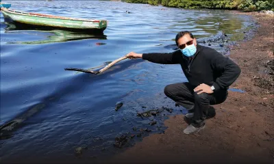 [En images] Fuite d'huile du Wakashio : marée noire à Rivière-des-Créoles