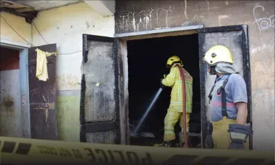 Incendie à l'ex-cinéma Venus 