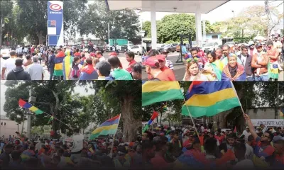 (En images) JIOI 2019 - Finale de football Maurice/Réunion : foule monstre à Flacq pour soutenir le Club M