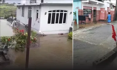 Intempéries : le village Ernest Florent à Flacq sous les eaux