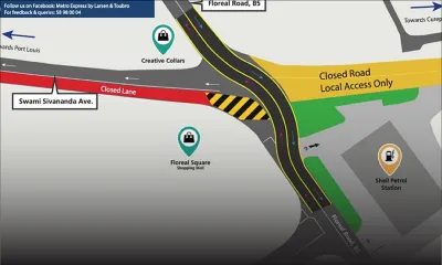 Metro Express phase 2 : travaux à Floréal , déviation prévue 