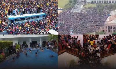 Tensions au Sri Lanka : la résidence du PM en flammes, le palais du Président envahi par des manifestants