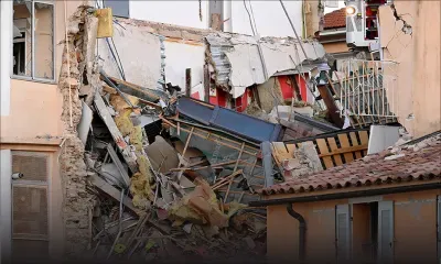 Un immeuble s'effondre en France: trois personnes blessées, cinq recherchées