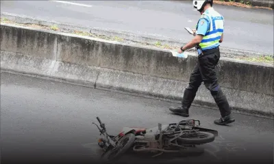 Accident à Bell Village : un motocycliste perd la vie