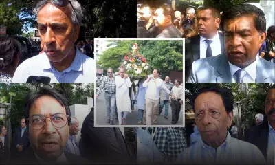Funérailles du juge Bobby Madhub : SAJ, le DPP, Pradeep Roopun et Arvin Boolell lui rendent un vibrant hommage  