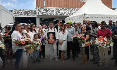 Serge Lebrasse entouré de sa famille, des proches et des amis artistes pour son dernier voyage