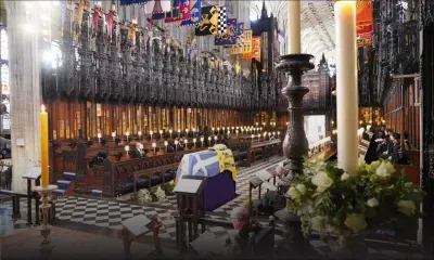 Elizabeth II entourée de sa famille pour les adieux au prince Philip