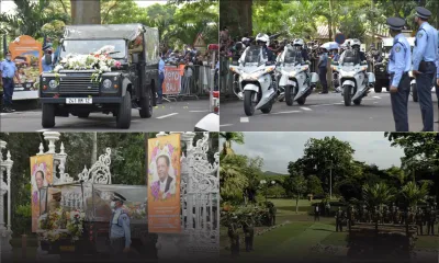 Funérailles de SAJ : le cortège est arrivé à sa dernière destination