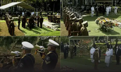 [En images] Cérémonie funéraire de SAJ au jardin Botanique de Pamplemousses 