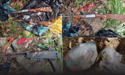 Beaux-Songes : trois armes à feu et des munitions retrouvées sur un terrain vague