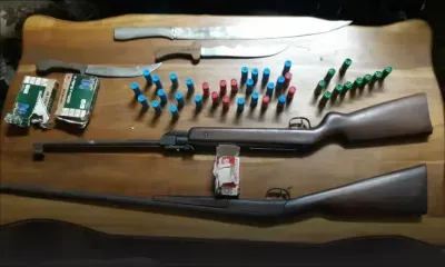 Rivière-du-Rempart : deux fusils et 40 balles retrouvés chez un sexagénaire