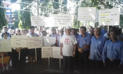 SCBG : des employés des Galeries Fokeerbux solidaires avec leur patron, l’un des grévistes de la faim 