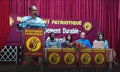 Plaidoyer d’Alan Ganoo en faveur du développement durable 