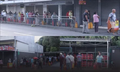 [En images] Quatre-Bornes : une file d'attente pour acheter du gaz ménager