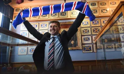Steven Gerrard nommé entraîneur des Glasgow Rangers pour quatre ans