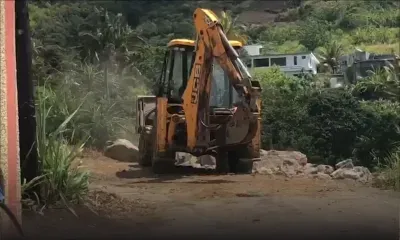 Post-glissement de terrain à Crève-Cœur : Des travaux pour modérer les dégâts en cours par NEOC
