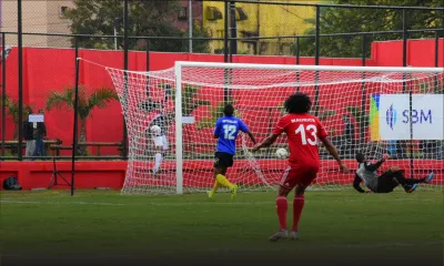 JIOI – Football : le Club M mène à la mi-temps face aux Seychelles, avec un but d’Ashley Nazira