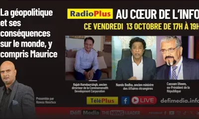 Au Cœur de l’Info : la géopolitique et ses conséquences sur le monde, y compris Maurice