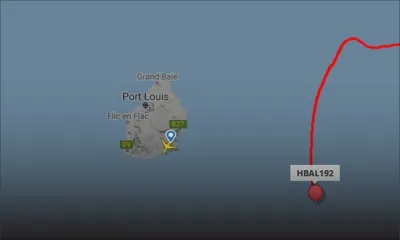Un ballon de Google au large de Maurice la semaine dernière