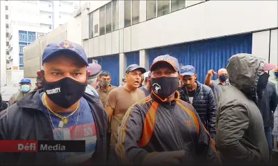 Présence de «gros bras»  devant la New Court House : «Nou gayn drwa marse» dit Manand Fakoo