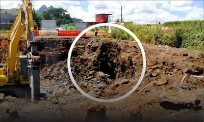 Chebel : une cavité ressemblant à une grotte découverte lors des travaux du Metro Express