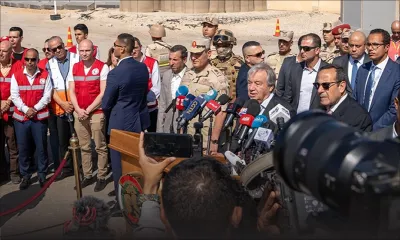 En Egypte, le chef de l'ONU appelle depuis Rafah au "passage rapide" de l'aide vers Gaza