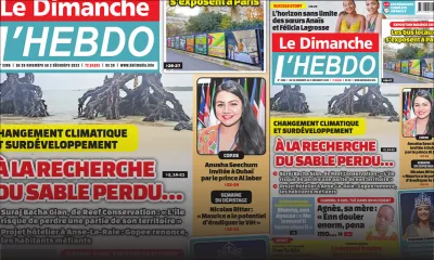 	Voici la Une de Le Dimanche/L'Hebdo de ce Dimanche 26 Novembre 2023