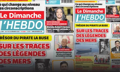 Voici la Une de Le Dimanche/L'Hebdo de ce Dimanche 17 Decembre 2023