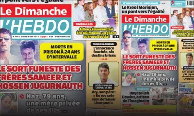 Voici la Une de Le Dimanche/L'Hebdo de ce Dimanche 10 Mars 2024