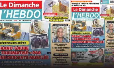 Voici la Une de Le Dimanche/L'Hebdo de ce Dimanche 19 Mai 2024