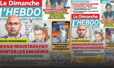 Voici la Une de Le Dimanche/L'Hebdo de ce Dimanche 27 Octobre 2024