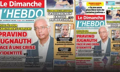 Voici la Une de Le Dimanche/L'Hebdo de ce Dimanche 23 Février 2025