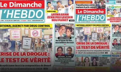Voici la Une de Le Dimanche/L'Hebdo de ce Dimanche 29 Juin 2025