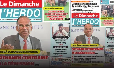 Voici la Une de Le Dimanche/L'Hebdo de ce Dimanche 21 Septembre 2025