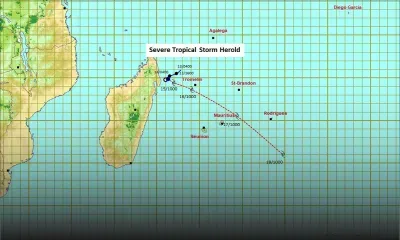 Tempête : Herold à 860 km de Maurice ; l'alerte 1 maintenue 