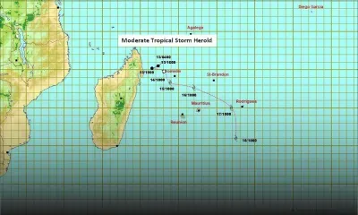 Météo : la tempête Herold à 850 km de Maurice 