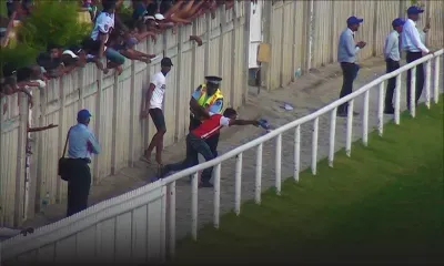 Maiden Cup : la police intervient pour empêcher un homme de monter sur la piste