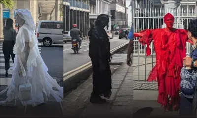 L’homme en blanc, noir et rouge : qui est-il ?