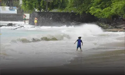 Fortes houles : les sorties sur les plages de l'ouest, du sud et de l'est au moment des marées hautes fortement déconseillées