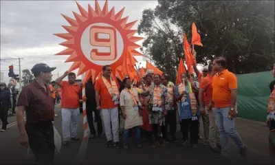 [En images] L'ambiance à Vacoas avant le coup d'envoi du meeting de l'alliance MSM-ML-LM