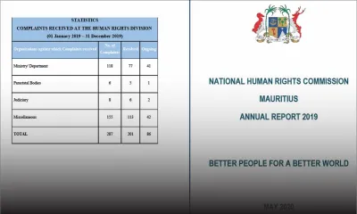 [Document] Rapport 2019 de la NHRC de Maurice : découvrez le rapport dans son intégralité