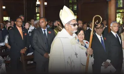 Mgr Ian Ernest : «Il ne faut pas abuser de la liberté qui nous a été donnée»