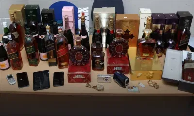 Importante opération de l’Icac contre le trafic de drogue : des grosses cylindrées, du whisky et du champagne saisis