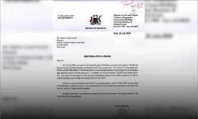 Allocations pour la Mission Hadj : Al Khizr avait perçu Rs 60 000, selon l’ICC