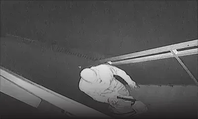 La Tour-Koenig : un voleur filmé en train de traverser une balustrade pour cambrioler une maison 