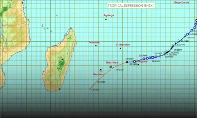 Bheki : Aucun avertissement de cyclone n'est en vigueur à Maurice