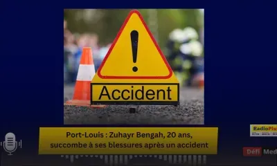 Port-Louis : Zuhayr Bengah, 20 ans, succombe à ses blessures après un accident