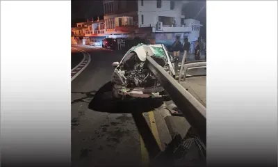 Tamarin : La voiture d'un conducteur ivre s'encastre dans un parapet