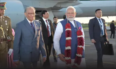 [En images] Modi en visite officielle à Maurice